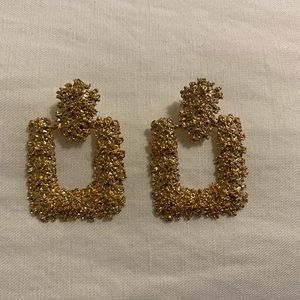 Gold earrings from HelloMolly